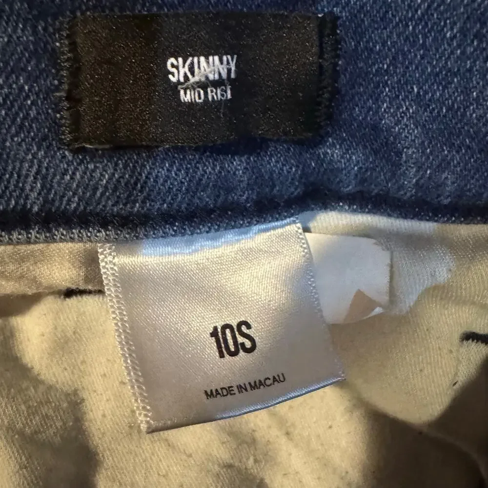 Express Women’s Skinny Midrise Jeans Size 10 Short
